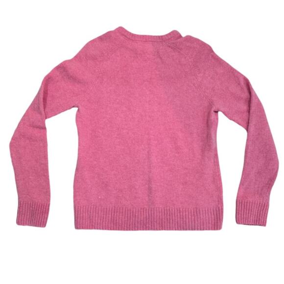 H & M Label of Graded Goods Sweater Bubblegum Pink Crew Neck Pullover - Picture 1 of 7